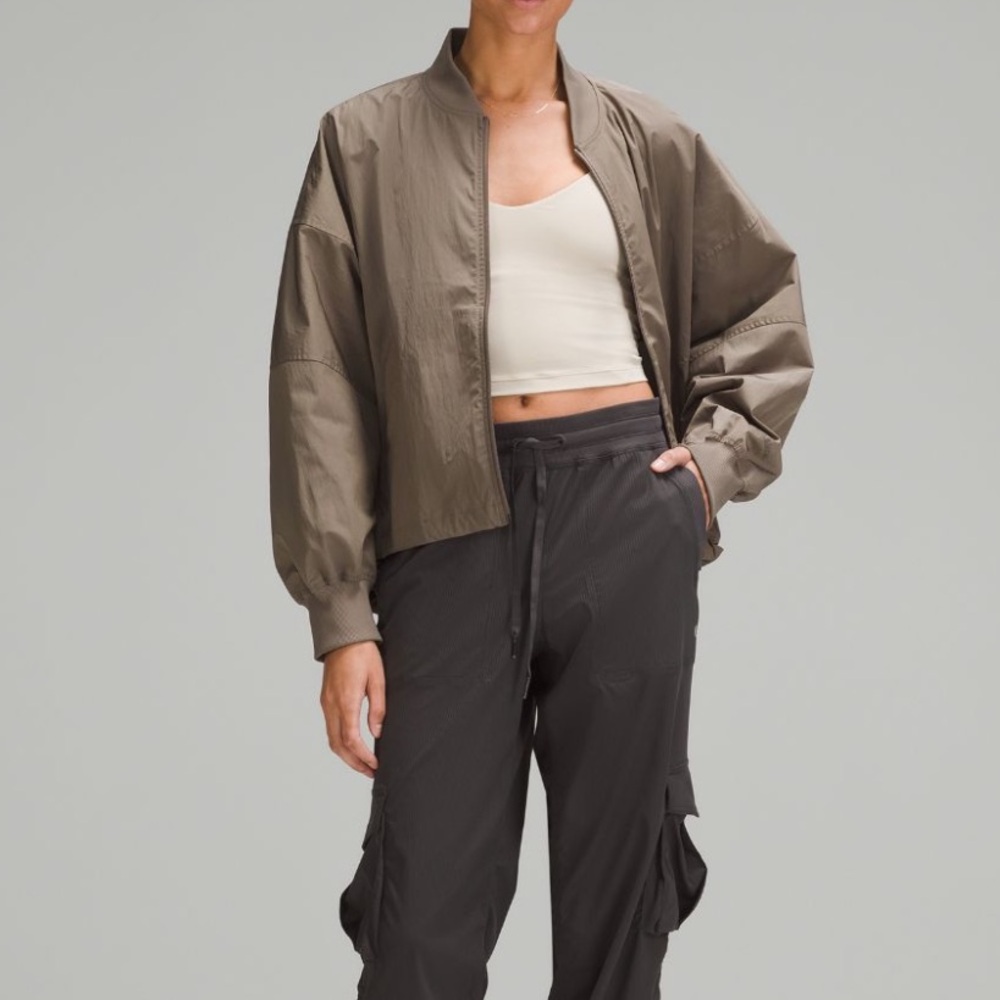 lululemon athletica Brown Bomber Jacket